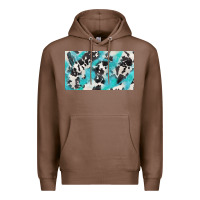 Chestnut cowhide glitter  cup Premium Hoodie - BarkalooDesign