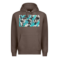 Coffee cowhide glitter  cup Premium Hoodie - BarkalooDesign