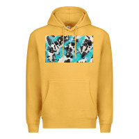 Mustard cowhide glitter  cup Premium Hoodie - BarkalooDesign