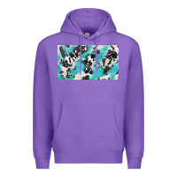 Purple cowhide glitter  cup Premium Hoodie - BarkalooDesign
