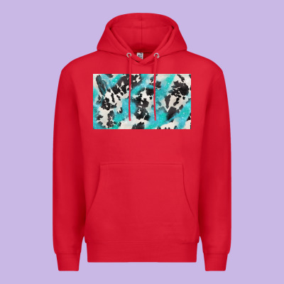 Cowhide Glitter  Cup Premium Hoodie Designed By Barkaloodesign