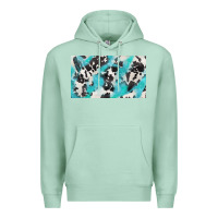 Seafoam cowhide glitter  cup Premium Hoodie - BarkalooDesign