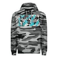 Slate Camo cowhide glitter  cup Premium Hoodie - BarkalooDesign