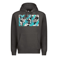Smoke cowhide glitter  cup Premium Hoodie - BarkalooDesign