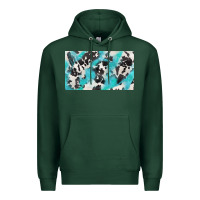 Sports Green cowhide glitter  cup Premium Hoodie - BarkalooDesign