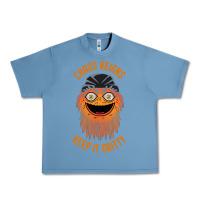 Pebble Blue chaos reigns keep it gritty Urban Heavy Tee - PixelWave