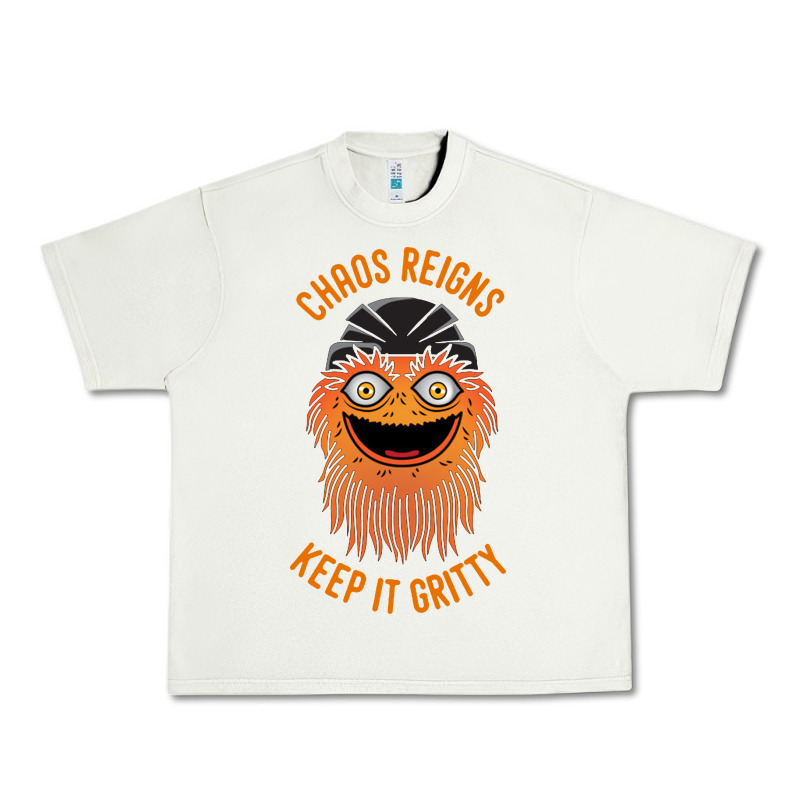 Chaos Reigns Keep It Gritty Urban Heavy Tee by PixelWave | Teevron