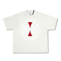 Pistachio independent company cross skateboard Urban Heavy Tee - PixelWave