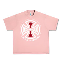 Salmon independent company cross skateboard Urban Heavy Tee - PixelWave