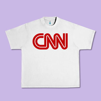 Cnn Media Company Urban Heavy Tee Designed By Pixelwave