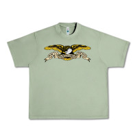 Oil Green anti hero skateboards Urban Heavy Tee - PixelWave