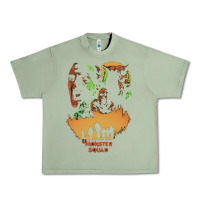 Oil Green The Monster Squad Urban Heavy Tee - PixelWave