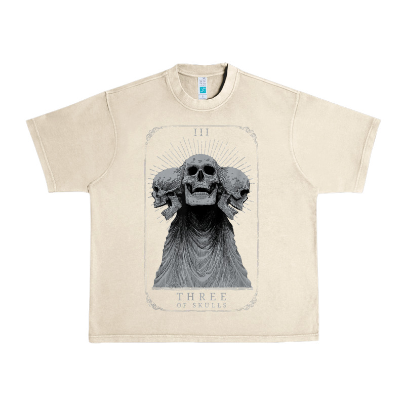 Hunt Showdown Anniversary Three Of Skulls Black T Shirt Urban Heavy Tee by PixelWave | Teevron