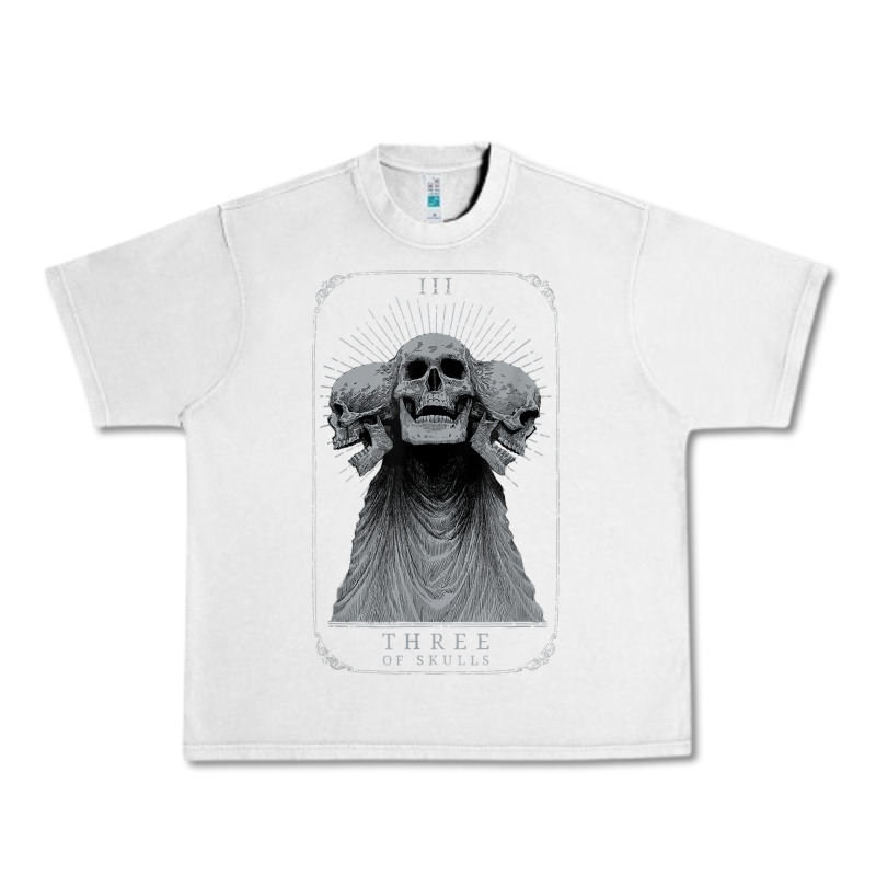Hunt Showdown Anniversary Three Of Skulls Black T Shirt Urban Heavy Tee by PixelWave | Teevron