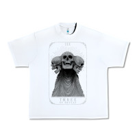 White hunt showdown anniversary three of skulls black t shirt Urban Heavy Tee - PixelWave