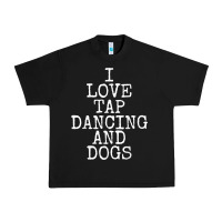 Black i love tap dancing & dogs funny dog gift t shirt men women Urban Heavy Tee - PixelWave