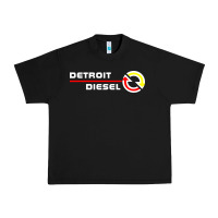 Black Detroit Diesel Urban Heavy Tee - PixelWave