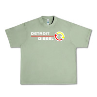 Oil Green Detroit Diesel Urban Heavy Tee - PixelWave