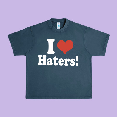 I Love Haters Urban Heavy Tee Designed By Pixelwave