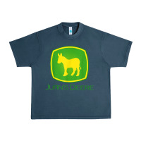 Midnight Navy Juan Deere Farmer Gardener Landscaper Funny Urban Heavy Tee - PixelWave