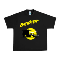 Baywatch Lifeguard Tower Sunset   Baywatch Urban Heavy Tee | Teevron