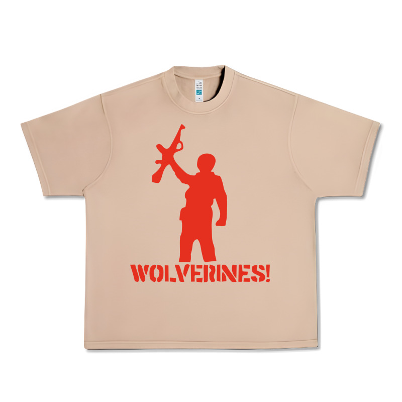 Red Dawn Wolverines Urban Heavy Tee by PixelWave | Teevron