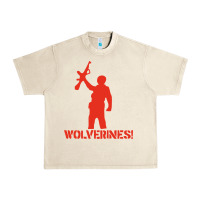 Sandshell red dawn wolverines Urban Heavy Tee - PixelWave