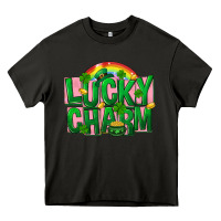 Asphalt St Patricks Lucky Charm Heavy Core Tee - FaDigitalArtStudio