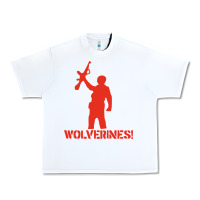 White red dawn wolverines Urban Heavy Tee - PixelWave