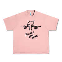 Salmon Kilroy was here (on RedBubble) gift Urban Heavy Tee - PixelWave