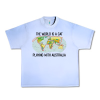 Grape Ice the world is a cat playing with australia 2020 shirt Urban Heavy Tee - PixelWave
