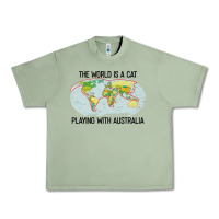 The World Is A Cat Playing With Australia 2020 Shirt Urban Heavy Tee | Teevron