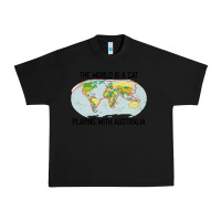 Black the world is a cat playing with australia 2020 shirt Urban Heavy Tee - PixelWave