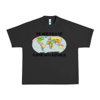 Pigment Black the world is a cat playing with australia 2020 shirt Urban Heavy Tee - PixelWave