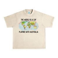 The World Is A Cat Playing With Australia 2020 Shirt Urban Heavy Tee | Teevron