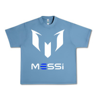Pebble Blue messi Urban Heavy Tee - PixelWave