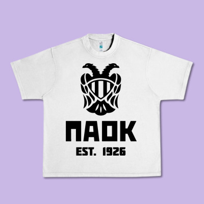 Paok Merch Urban Heavy Tee Designed By Pixelwave