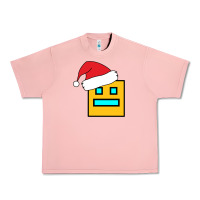 Salmon Geometry Dash Urban Heavy Tee - PixelWave