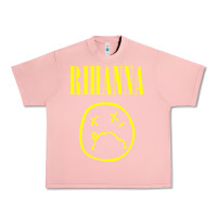 Salmon Grunge Rihanna Urban Heavy Tee - PixelWave