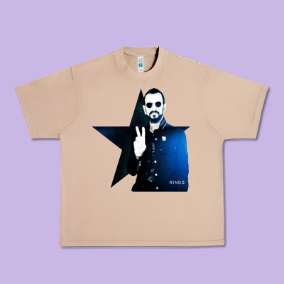Ringo Starr 01 Urban Heavy Tee Designed By Pixelwave