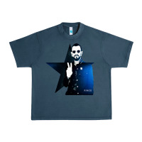 Midnight Navy ringo starr 01 Urban Heavy Tee - PixelWave