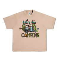 Burro let's go camping Urban Heavy Tee - CowhideDigitalArt