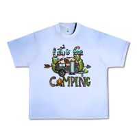 Grape Ice let's go camping Urban Heavy Tee - CowhideDigitalArt