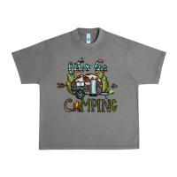 Tornado let's go camping Urban Heavy Tee - CowhideDigitalArt