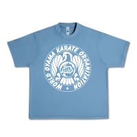 Pebble Blue World Oyama Karate Organization ( white ) Urban Heavy Tee - PixelWave