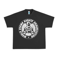 Pigment Black World Oyama Karate Organization ( white ) Urban Heavy Tee - PixelWave