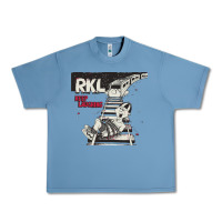 Pebble Blue RKL Keep Laughing Essential Urban Heavy Tee - PixelWave