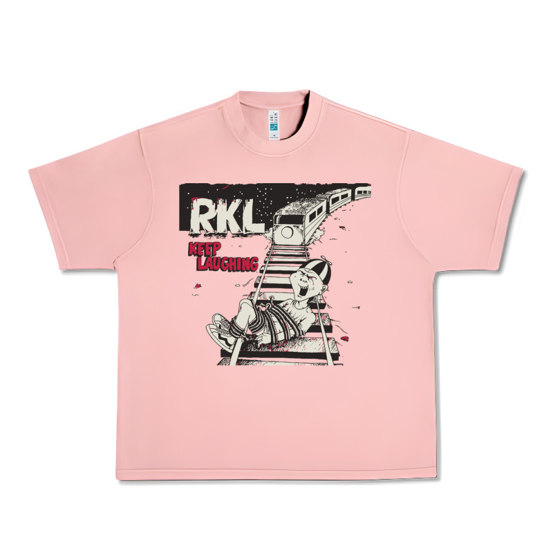 Rkl Keep Laughing Essential Urban Heavy Tee by PixelWave | Teevron
