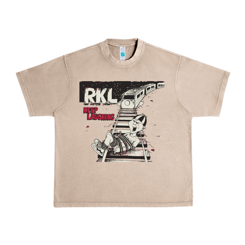 Rkl Keep Laughing Essential Urban Heavy Tee by PixelWave | Teevron