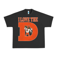 Pigment Black i love the d broncos football quote Urban Heavy Tee - PixelWave